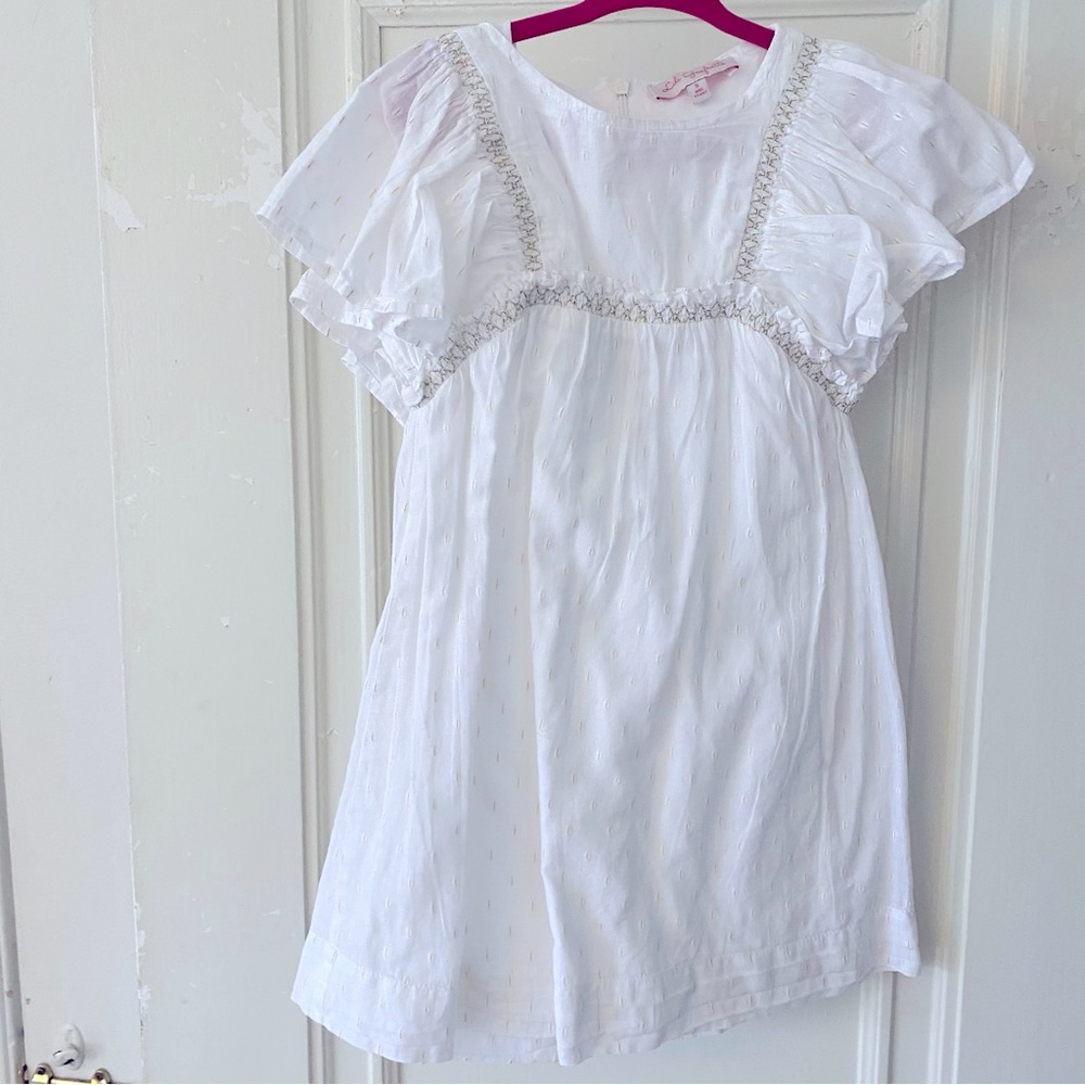 Lili white gold specked size 5 summer dress